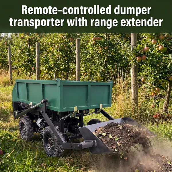 Vigorun SLDP680 Direct Drive Transmission Remote Control Cargo Truck with 200m Wireless Operation System