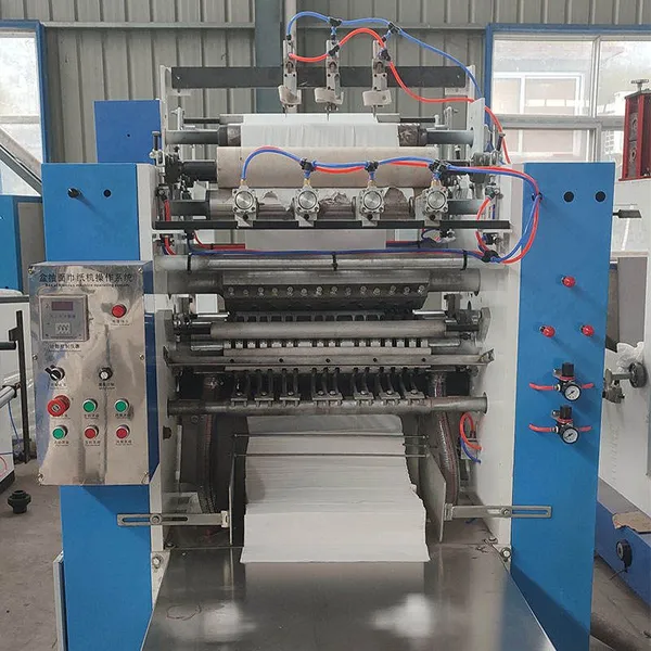 Full Automatic Laminated Facial Tissue Machine 4 Lines v Fold Facial Tissue Paper Machine photo-3
