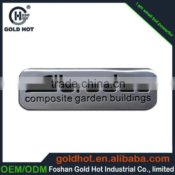 New Product China Supplier Metal Sticker Labels,metal Name Tag for Wood Plate photo-3
