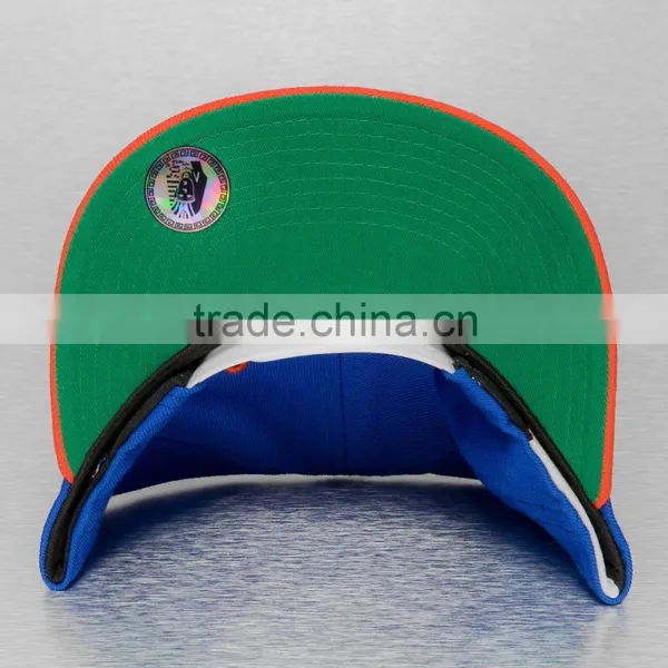 Customized Snapback Cap and Blank 6 Panel Plain Blank Snapback Hats Wholesale photo-4