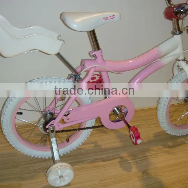 HH-K1640 16 Inch Pink Oem Kids Balance Bike With Baby Seat Best Price photo-2