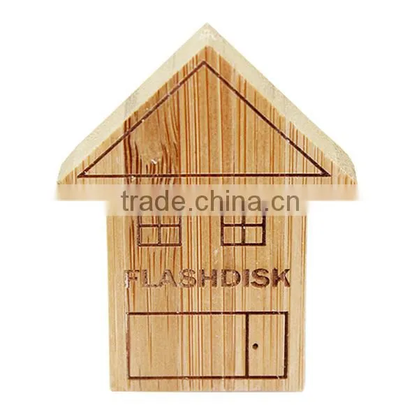 Best Wedding Gifts USB, Wooden House USB Stick 2.0 16gb photo-5