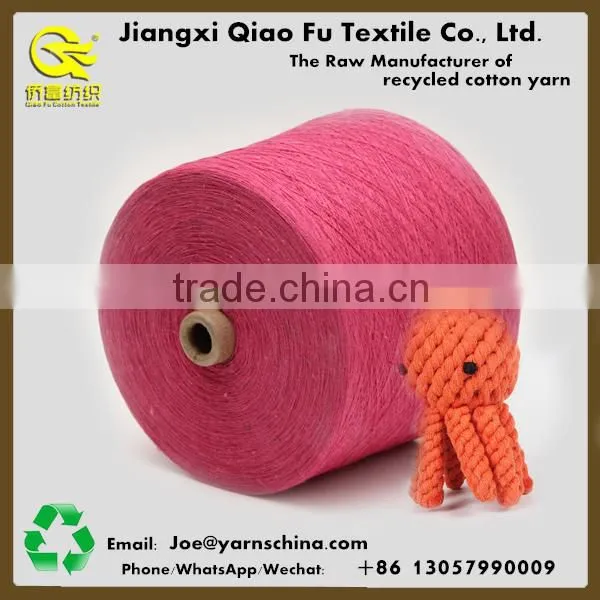 Manufacturer Recycled Cotton Yarn Tube Yarn for Pet Toys Export to South America photo-6