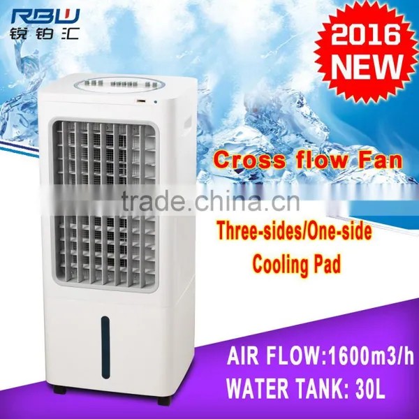 New Cross Flow Fan Rechargeable Low Power Consumption Evaporative Air Cooler With Multifunction photo-2