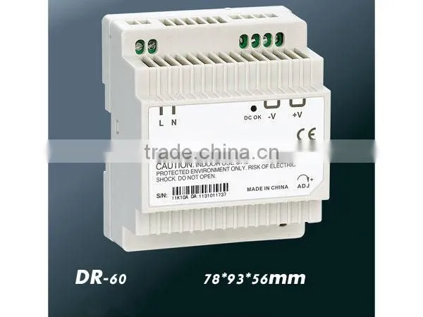 60W 24V Din Rail Mount Switch