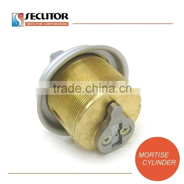 Security Round Thumb Brass Cylinder Lock photo-4