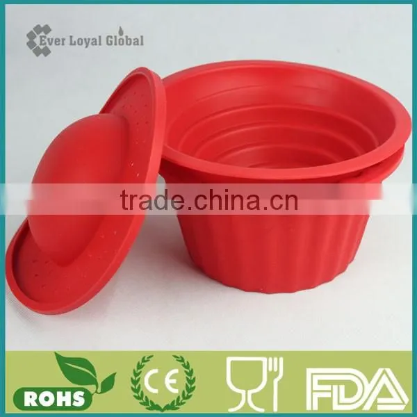 Big Jumbo Cupcakes 3PCS Mould Set Made of Flexible Non-Stick Silicone Giant Cake Mould photo-4
