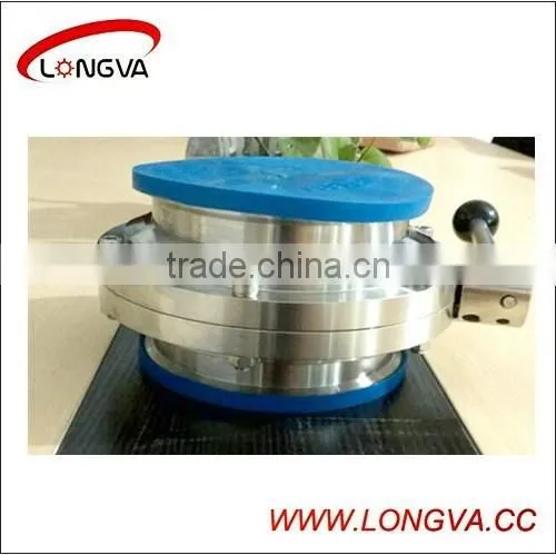 Stainless Steel 6'' Clamped Butterfly Valve photo-3