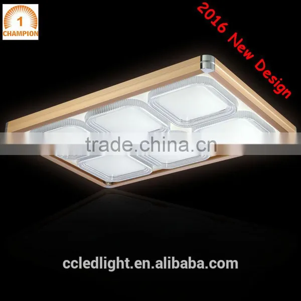 2016 New Design Square Led Ceiling Lights Flush Mounted Fixture Lights for Living Room Bed Room 30WX2 photo-5