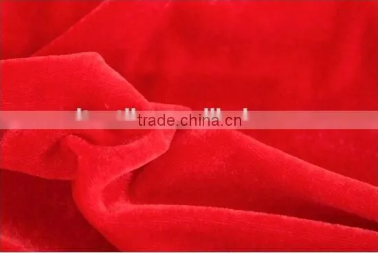 Factory Wholesale Pleuche Plain Dyed Blackout Curtain Fabrics photo-4