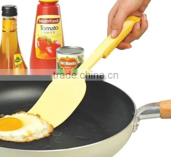 S/S+PA 9.5*9*3.8 Kitchen Tools Food Grade Non Stick Silicone Shovel/frying Spoon/cooking Spoon
