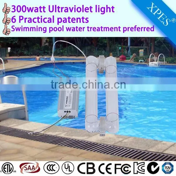 Swimming Pool Water Treatment 300W 185nm 254nm High Frequency uv Lamp