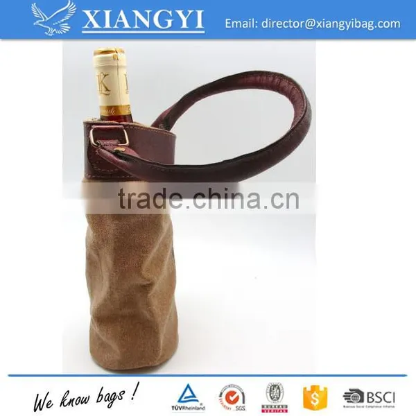 Picnic Time Vintage CANVAS WINE BAG Wine Bottle Bag Wine Tote Bag Supplier's Choice photo-2