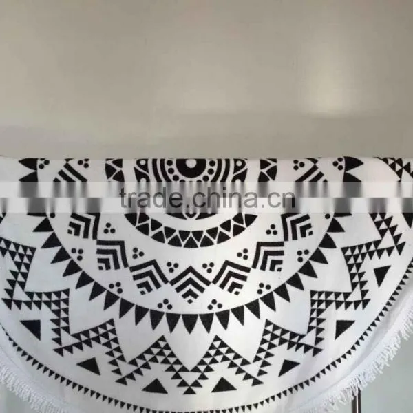 Custom Printing Round Beach Towel for the European Market photo-4
