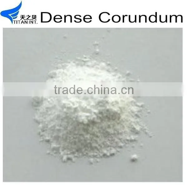 Dense corundum/dense fused alumina