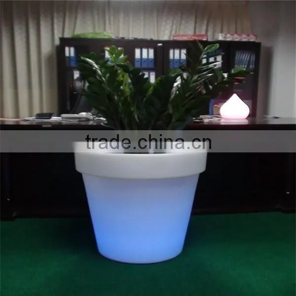 Outdoor Lighted Plant Pot With Led Modern Led Flower Pot photo-6