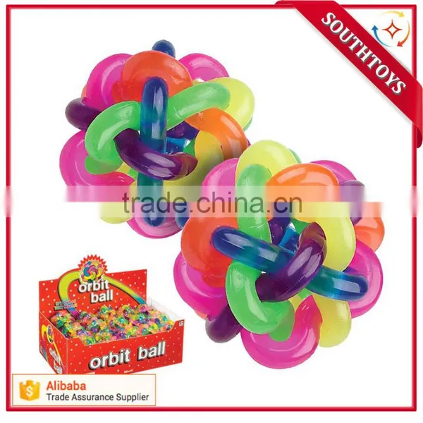 New Arrival Light Up Flashing Orbit Ball Rainbow Ball Toy for Kids photo-3