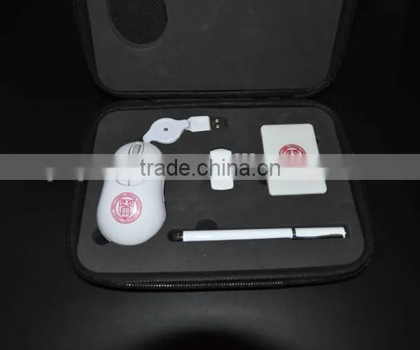 Customs USB Travel Sets in White Color Suitable for Business Travel/coorperate Gifts photo-2