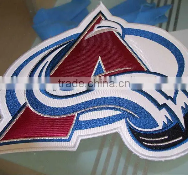 Iron on Custom embroidery tackle twill patch