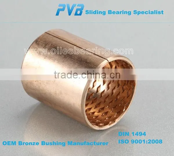CuSn8 Bronze Bearing,PRM606540 Bronze Wrapped Bushing,Maintenance Free Sliding Bearing