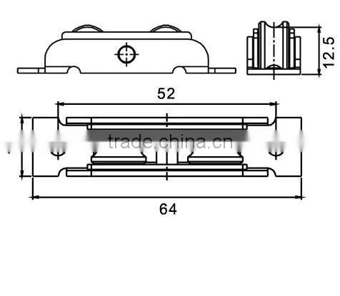 Adjustable Window Nylon Roller For PVC Window photo-6