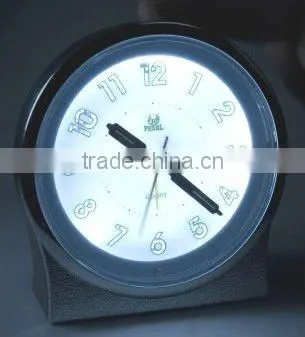 Analog Snooze Sweep Alarm Desk Smart Light Clock