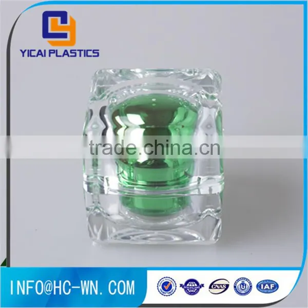 Colorful Biodegradable Silk Screen Printing Luxury Acrylic Cosmetic Jar, Arcylic Jar photo-5