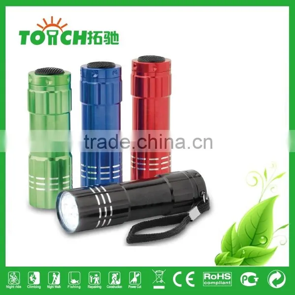 Hot Sale 9 LED Flashlight Popular Mini LED Flashlight photo-2