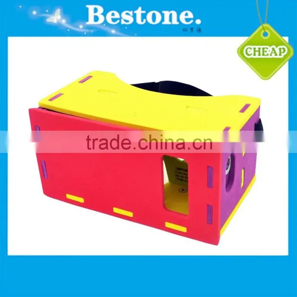 Promotion Gift Assembled 3D Glasses Google Cardboard Kit Virtual Reality Waterproof EVA VR photo-3