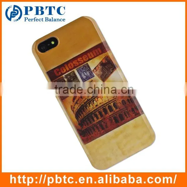 Set Screen Protector And Case For Iphone 5 , Hard Plastic Retro Style Cell Phone Sets photo-6