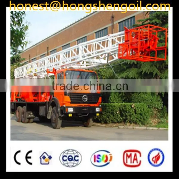 Beach Workover Rig New Condation Oilfield Drilling Equipment Workover Rig Equipped With Diesel Engines