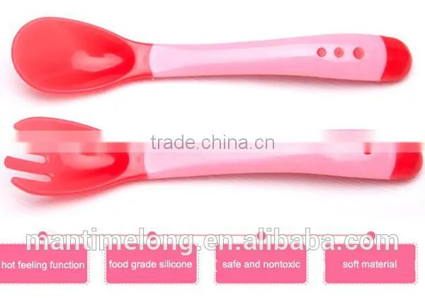 Plastic Baby Spoon Baby Training Spoon Baby Bottle Spoon photo-2