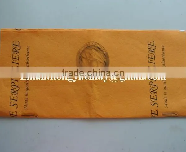 Logo Printed Needle Punched Nonwoven Fabric Orange Super Absorbent Floor Cleaning Cloth photo-4