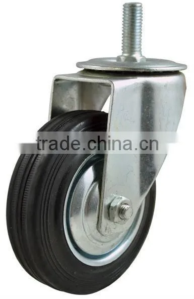 Black Rubber Caster photo-5