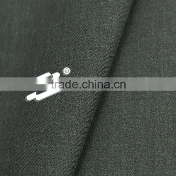 SDL310920 High Quality Plain Dyed Wool Polyester Blend Suit Textile in 2017 Spring photo-2