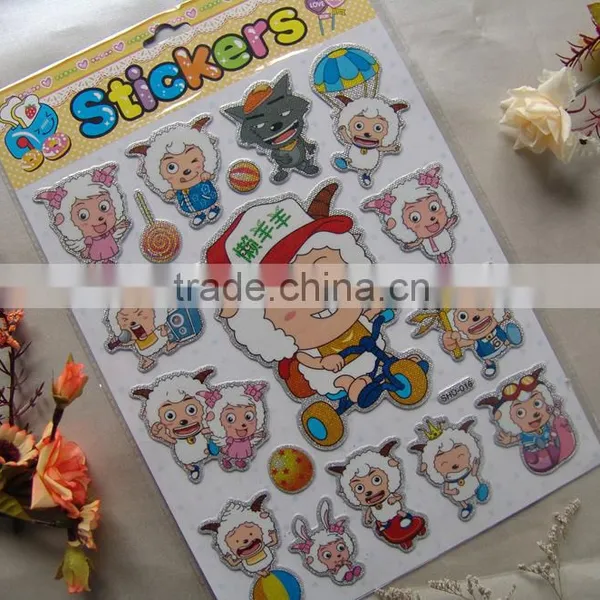 3d Diamond Puffy Sticker,interesting Puffy Sticker , Promotional Gift Puffy Sticker for Kids photo-3