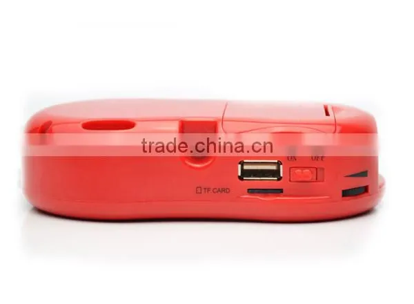 Robot-168 Portable Card Speaker, Speaker With TF/Micro SD Card/USB Disks,fm Radio photo-2