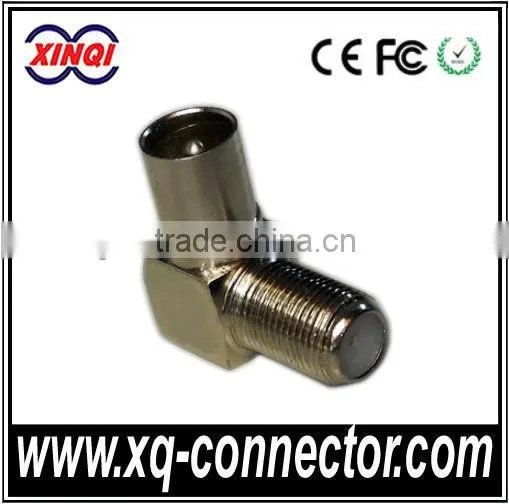 Factory Price for Right Angle F Female To RF MaleConnector For TV Antenna
