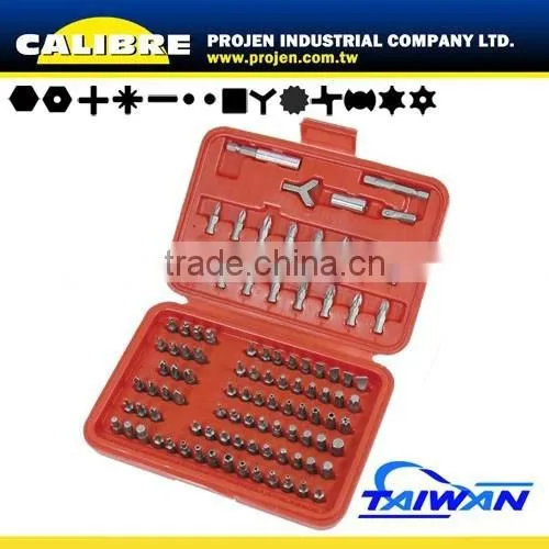 CALIBRE 100pc Power Tool Security Bit Set Screwdriver Bit Set