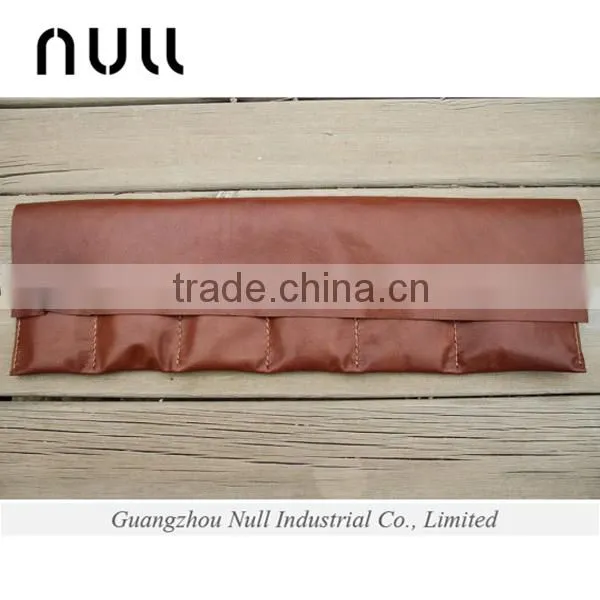 Brown Vintage Style Scroll Storage Bag With Leather Strap photo-4