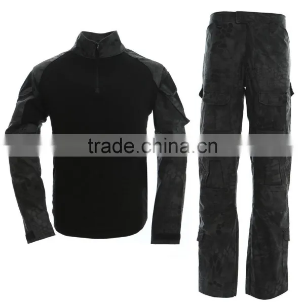 Black Camouflage Outdoor Combat Shirt photo-4