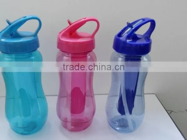 Best Selling Plastic Drinking Bottle With Ice Tube