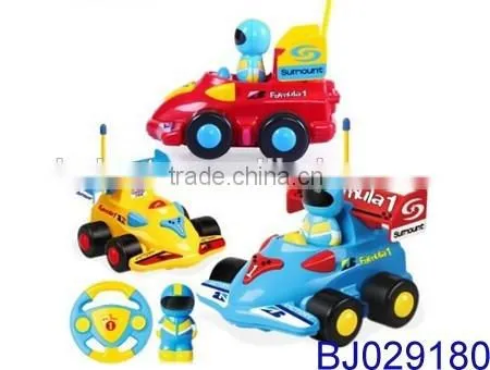 New Red Cartoon R/C F1 Go Kart Race Car Toy for Toddlers photo-3