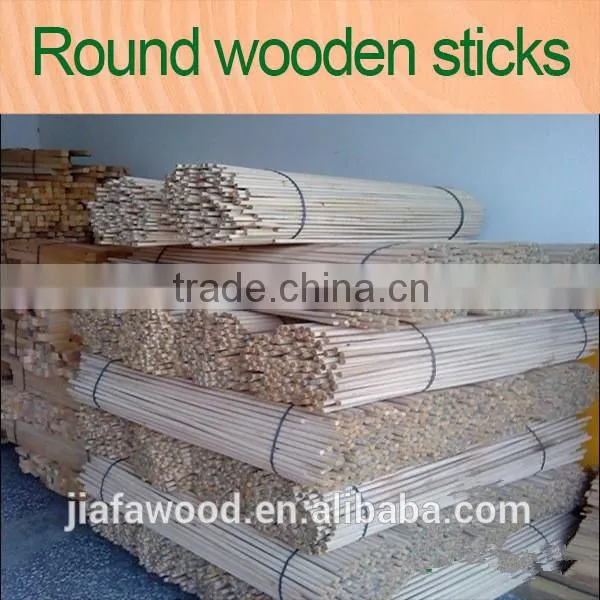 Straight Round Thick Wooden Stick Broom and Mop Sticks photo-3