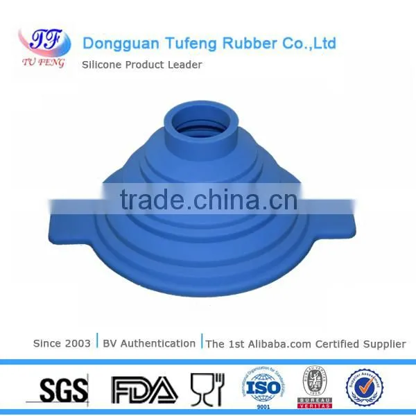 Dongguan Silicone Items Foldale Durable Silicone Square Funnel