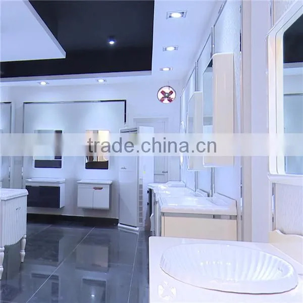 ROCH 404 Hot Sell Cheap PVC Vanity Bathroom White Small photo-2