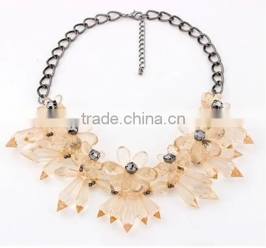 2015 Hot Fashion Designs Crystal Necklace photo-2