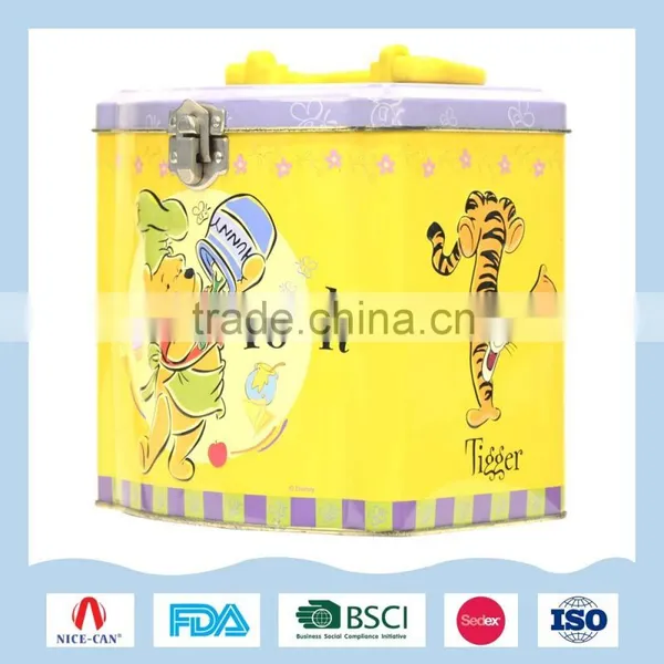 Coin Bank Box With Lock and Key for Saving Money photo-2