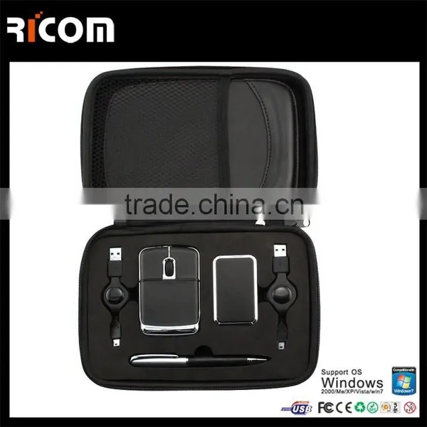 Ricom Leather Office Travel Kit,leather Travel Kit Bag,leather Gift Set Travel Kit--Shenzhen Ricom