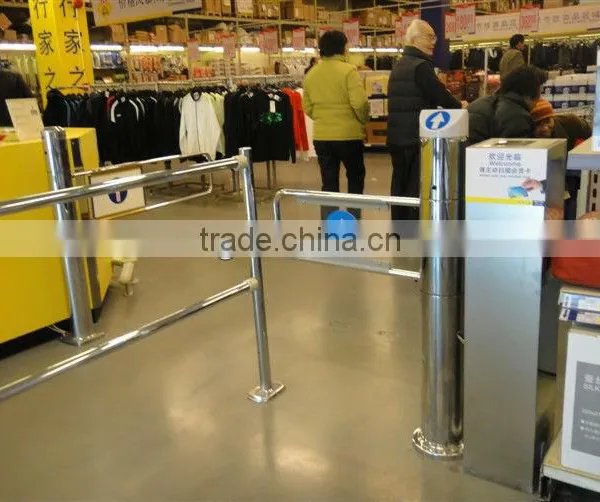 Supermarket induction gate for european design,security gates for supermarket,swing gate for office